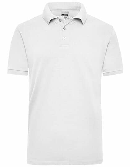 Poloshirts in White: Workwear Polo Men JN801 von James+Nicholson