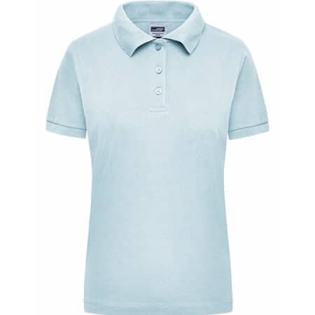James+Nicholson Workwear Polo Women Light Blue