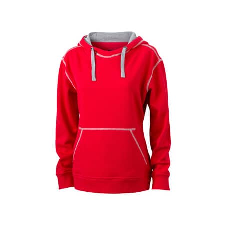 James+Nicholson Ladies` Lifestyle Hoody 