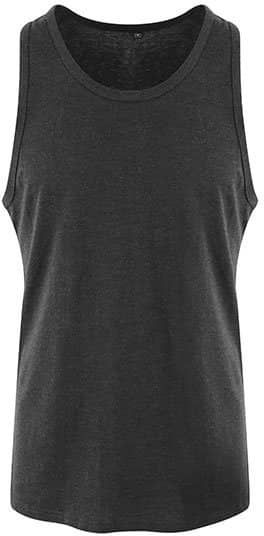 Tanktops in Heather Black: Tri-Blend Vest JT007 von Just Ts