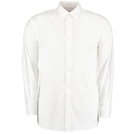 Kustom Kit Men`s Workforce Shirt Long Sleeve White