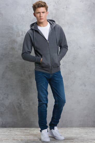 Jacken: Klassic Hooded Zipped Jacket Superwash 60° Long Sleeve K303 von Kustom Kit