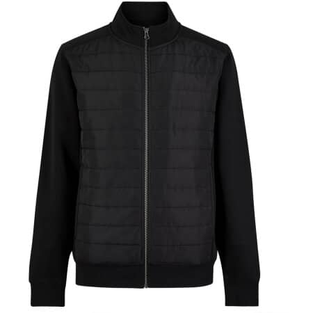 Kustom Kit Regular Fit Quilted Full Zip Sweatshirt 