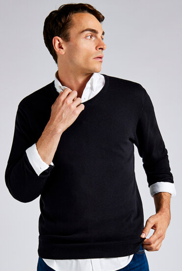 Pullover: Arundel V-Neck Sweater K352 von Kustom Kit