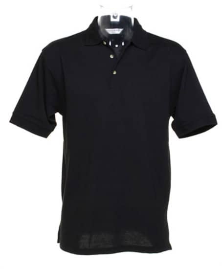 Poloshirts in Black: Chunky Polo Superwash 60° K407 von Kustom Kit