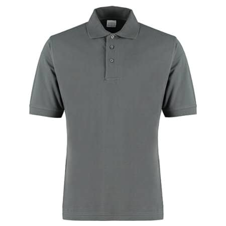 Kustom Kit Classic Fit Cotton Klassic Superwash® 60° Polo Dark Grey Marl