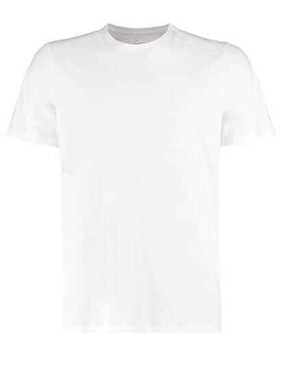 T-Shirts in White: Fashion Fit Cotton Tee K507 von Kustom Kit