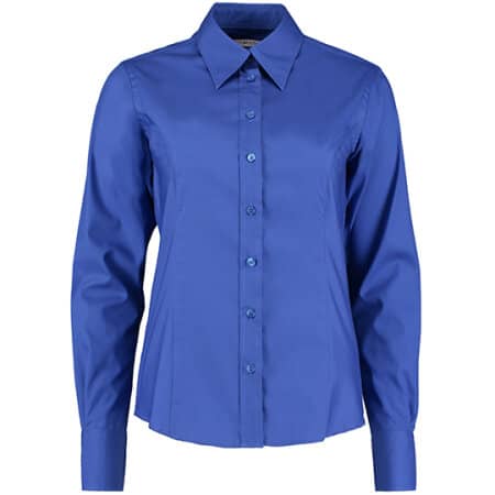 Kustom Kit Women`s Corporate Oxford Shirt Long Sleeve Royal