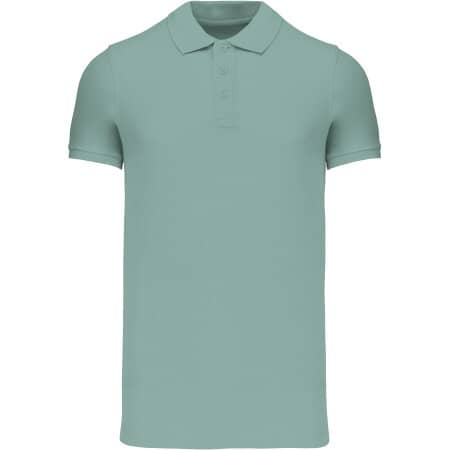 Kariban Herren Kurzarm-Polohemd. Bio-Baumwollpiqué 
