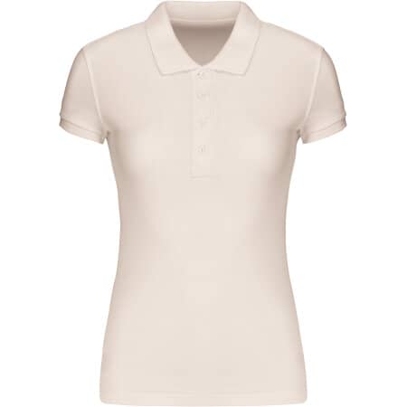 Kariban Damen Kurzarm Piqué Poloshirt Bio-Baumwolle 