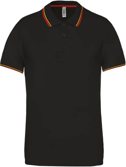 Poloshirts in Black|Red|Yellow: Herren Piqué Poloshirt Kurzarm KB250 von Kariban