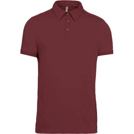 Kariban Jersey-Kurzarm-Polohemd für Herren 