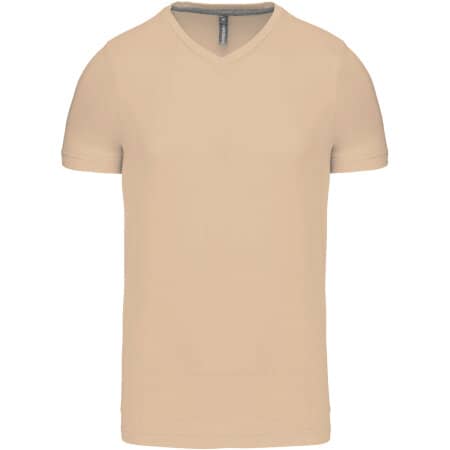Kariban Men`s Short-sleeved V-Neck T-Shirt 
