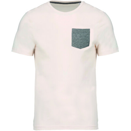 Kariban T-Shirt aus Bio-Baumwolle mit Brusttasche 