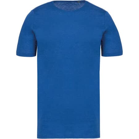 Kariban Bio-T-Shirt mit kurzen Ärmeln und ungesäumten Halsausschnitt 