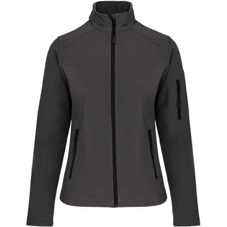 Kariban Damen Softshell-Jacke Titanium