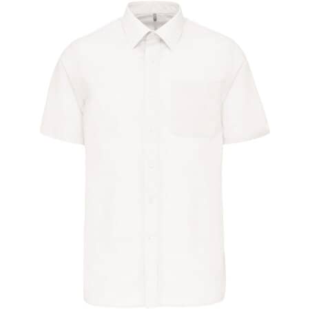 Kariban Ace - Herren-Kurzarmhemd White