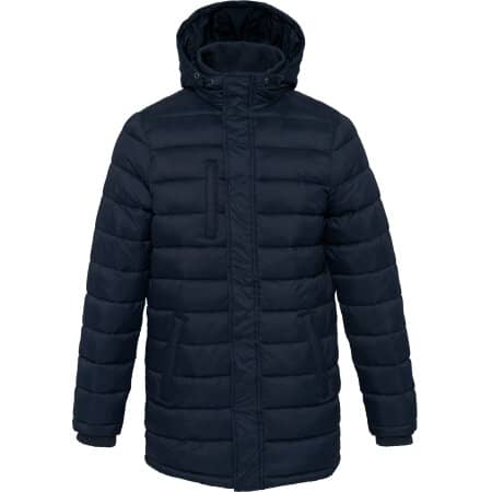 Kariban Leichter Herren-Daunenparka mit Kapuze 