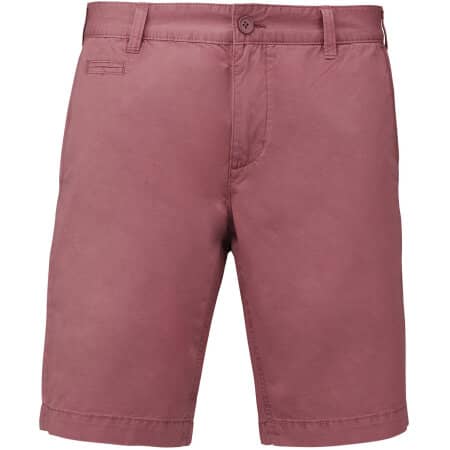 Kariban Bermuda-Shorts für Herren im ausgewaschenen Look 