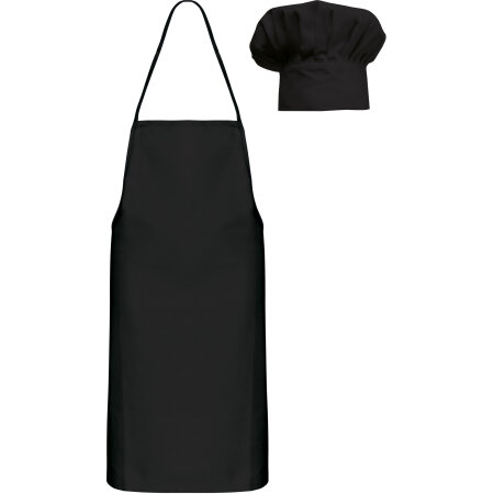 Kariban Chefkoch-Set für Kinder Black