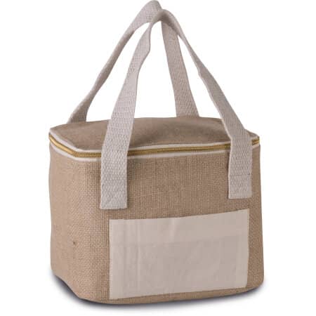 Kimood Kleine Kühltasche aus Jute 