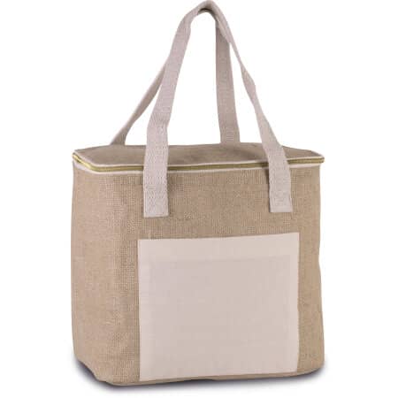 Kimood Mittelgroße Kühltasche aus Jute 