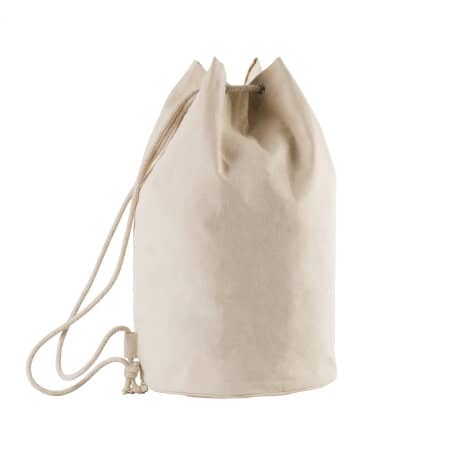 Kimood Seesack aus Baumwolle mit Kordelzug - Natural 