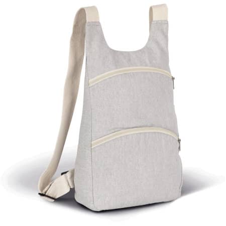 Kimood Recycelter Rucksack mit Anti-Diebstahlschutz-Tasche auf der Rückseite 