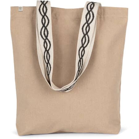 Kimood Recycelte Shoppingtasche mit flachem Boden 116 