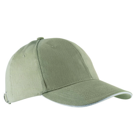 K-up Orlando - 6-Panel-Kappe Beige|White