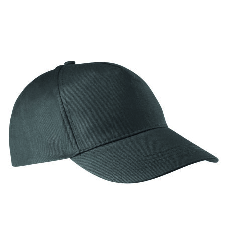 K-up 5-Panel-Kappe Baumwolle Dark Grey