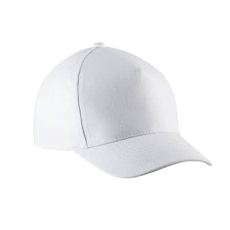 K-up Kids 5-Panel-Kappe. Aus Baumwolle White