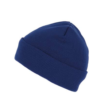 K-up Recycelte Mütze mit Strickumschlag 