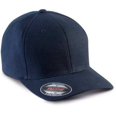 K-up 6-Panel Flexfit  Schirmmütze - Gebürstete Baumwolle 