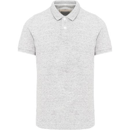 Kariban Kurzarm-Polohemd für Herren im Vintage-Stil 