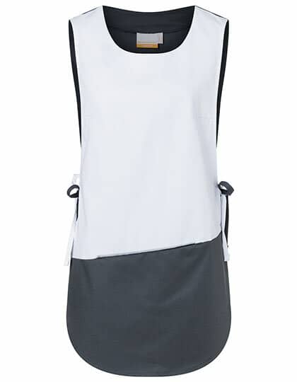 Hemden in White|Anthracite (ca. Pantone 432C): Überwurfkasack Bea KY014 von Karlowsky