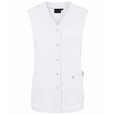 Karlowsky Ärmelloser Damenkasack Essential White