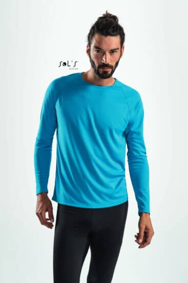 Longsleeves: Men`s Long-Sleeve Sports T-Shirt Sporty L02071 von SOL´S