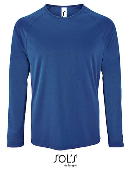Longsleeves in Royal Blue: Men`s Long-Sleeve Sports T-Shirt Sporty L02071 von SOL´S