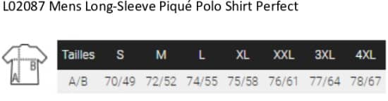 Poloshirts: Men`s Long-Sleeve Piqué Polo Shirt Perfect L02087 von SOL´S
