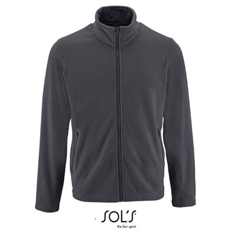 SOL´S Men`s Plain Fleece Jacket Norman Charcoal Grey (Solid)