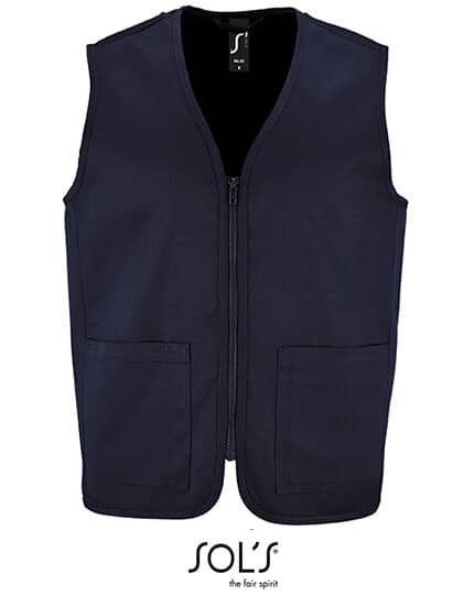 Westen in French Navy: Unisex Bodywarmer Wallace L02110 von SOL´S