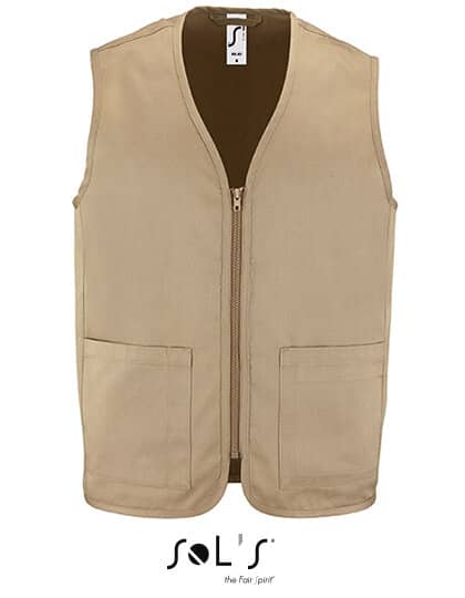 Westen in Rope: Unisex Bodywarmer Wallace L02110 von SOL´S