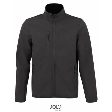 SOL´S Men´s Softshell Jacket Radian Charcoal Grey (Solid)