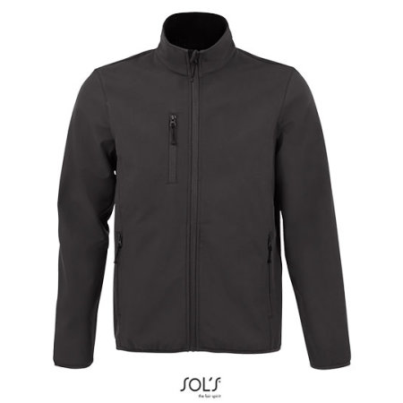 SOL´S Men´s Softshell Jacket Radian Charcoal Grey (Solid)