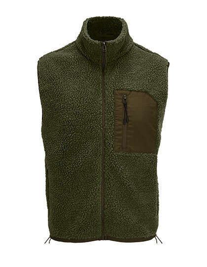 Westen in Army|Dark Army: Unisex Sherpa Bodywarmer Fury L04041 von SOL´S