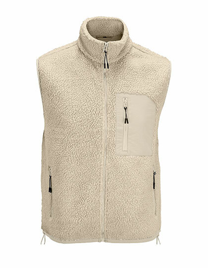 Westen in Shear Beige|Beige: Unisex Sherpa Bodywarmer Fury L04041 von SOL´S