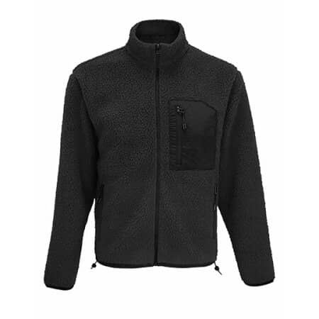 SOL´S Unisex Sherpa Jacket Fury Carbon Grey|Black