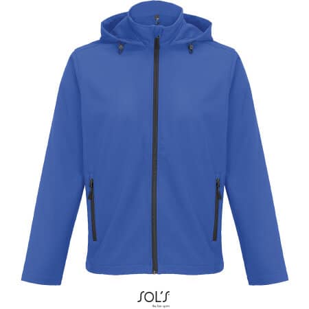 SOL´S Men´s Race Softshell Hooded Jacket Royal Blue 241