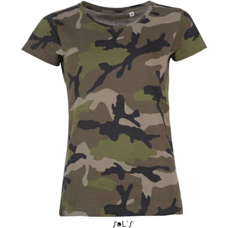 SOL´S Women`s Camo T-Shirt 